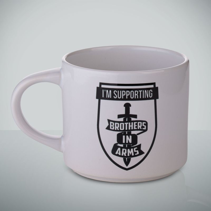 Cup I`m supporting. Brothers in arms, Белый, Білий